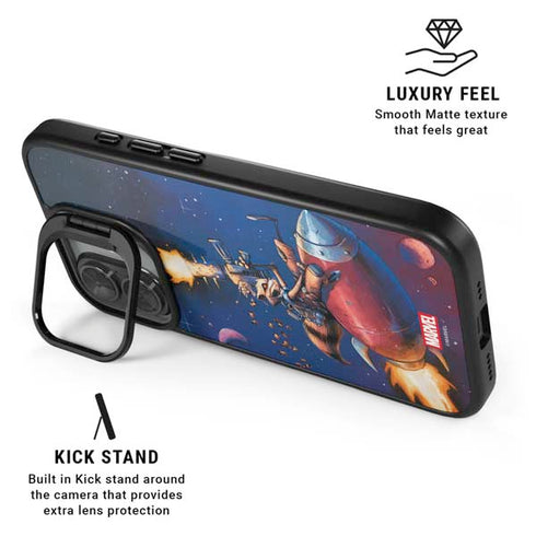 Marvel Rocket Raccoon Rocket Ride iPhone 17 Kickstand Case