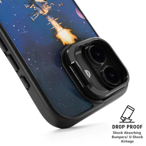 Marvel Rocket Raccoon Rocket Ride iPhone 17 Kickstand Case