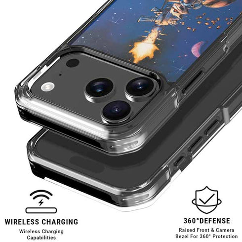 Marvel Rocket Raccoon Rocket Ride iPhone 17 Pro Clear Case