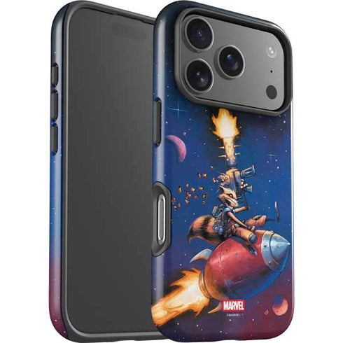 Marvel Rocket Raccoon Rocket Ride iPhone 17 Pro Impact Case