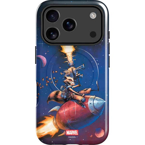 Marvel Rocket Raccoon Rocket Ride iPhone 17 Pro Max Magsafe Impact Case