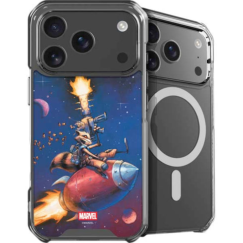 Marvel Rocket Raccoon Rocket Ride iPhone 18 Pro MagSafe Case