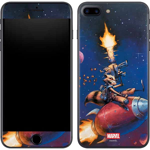 Marvel Rocket Raccoon Rocket Ride iPhone 7 Plus Skin