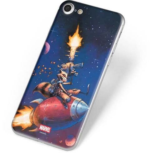 Marvel Rocket Raccoon Rocket Ride iPhone 7 Skin
