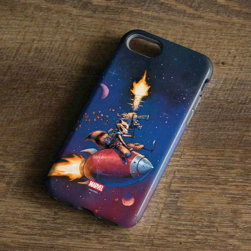 Marvel Rocket Raccoon Rocket Ride iPhone 8 Pro Case