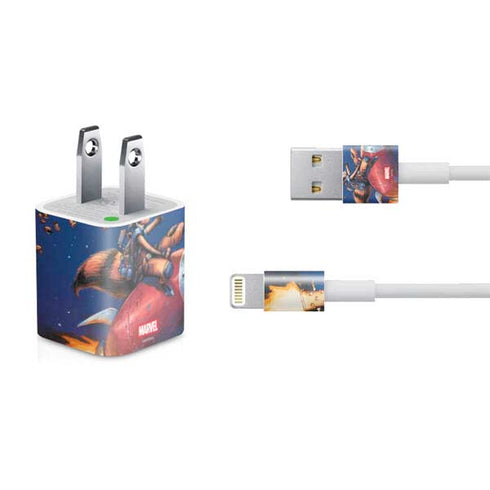 Marvel Rocket Raccoon Rocket Ride iPhone Charger (5W USB) Skin