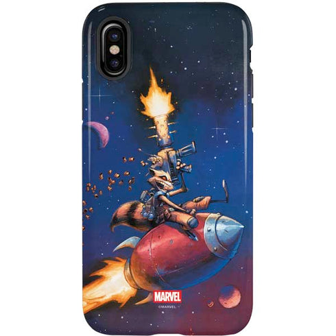 Marvel Rocket Raccoon Rocket Ride iPhone X Pro Case