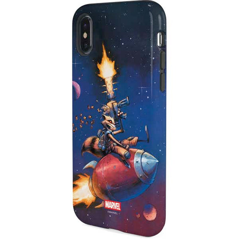 Marvel Rocket Raccoon Rocket Ride iPhone X Pro Case