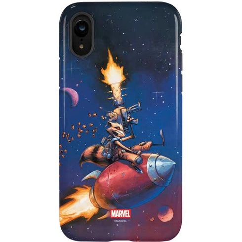 Marvel Rocket Raccoon Rocket Ride iPhone XR Pro Case