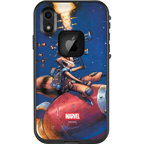 Marvel Rocket Raccoon Rocket Ride LifeProof Fre iPhone Skin