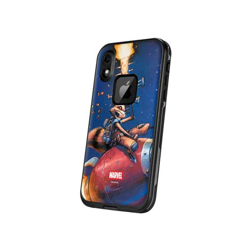 Marvel Rocket Raccoon Rocket Ride LifeProof Fre iPhone Skin