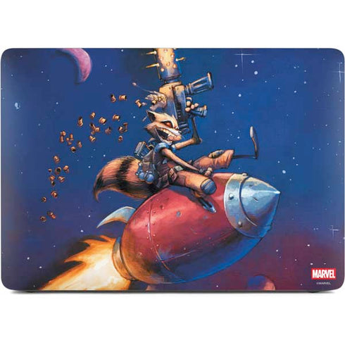 Marvel Rocket Raccoon Rocket Ride Apple MacBook Air Skin