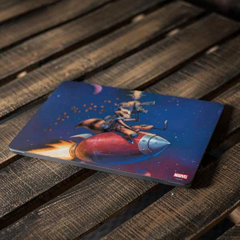 Marvel Rocket Raccoon Rocket Ride Apple MacBook Air Skin