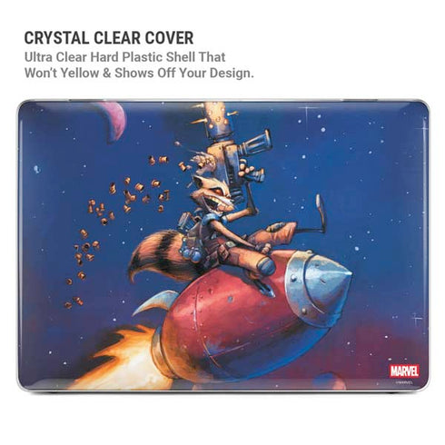 Marvel Rocket Raccoon Rocket Ride MacBook Air 15in (2023-2025) Case plus Skin