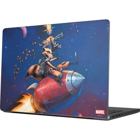 Marvel Rocket Raccoon Rocket Ride MacBook Pro 14in (2021-24) Skin