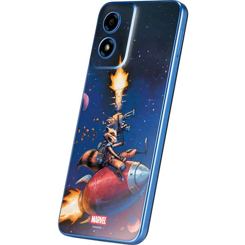 Marvel Rocket Raccoon Rocket Ride Moto G Play 4G (2024) Skin