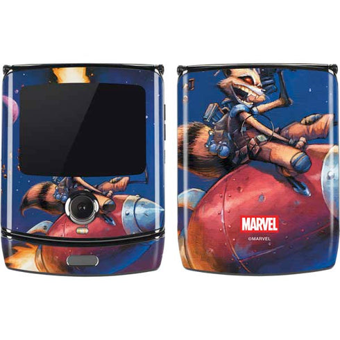 Marvel Rocket Raccoon Rocket Ride Motorola RAZR Skin