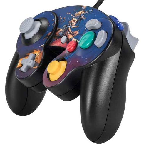 Marvel Rocket Raccoon Rocket Ride Nintendo GameCube Controller Skin