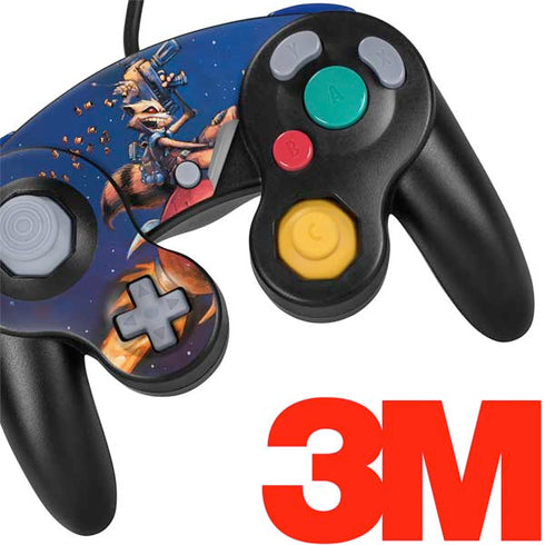 Marvel Rocket Raccoon Rocket Ride Nintendo GameCube Controller Skin