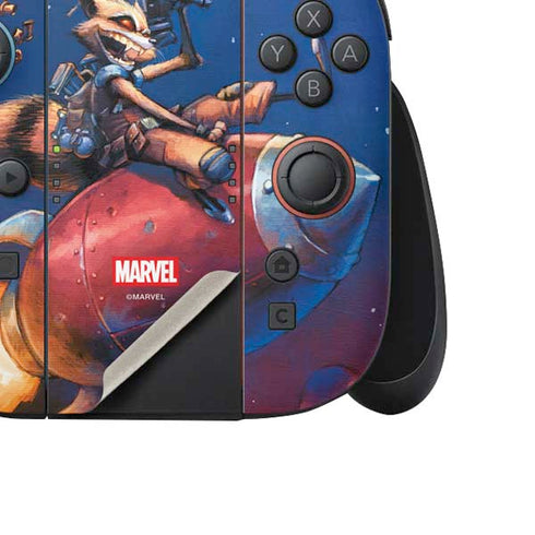 Marvel Rocket Raccoon Rocket Ride Nintendo Switch 2 (2025) Joy-Con Controller Skin