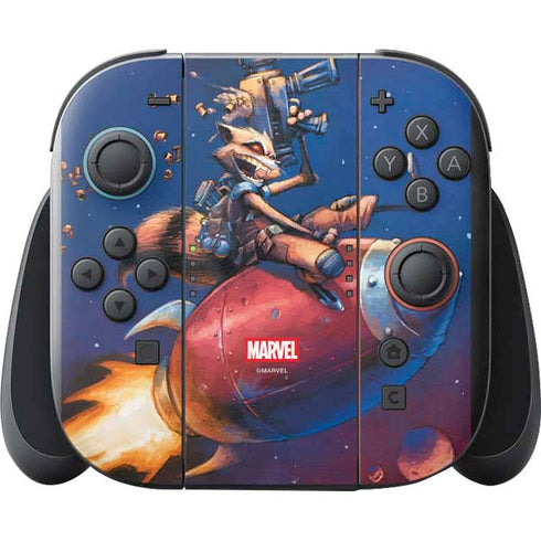 Marvel Rocket Raccoon Rocket Ride Nintendo Switch 2 (2025) with Joy-Con Skin