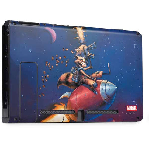 Marvel Rocket Raccoon Rocket Ride Nintendo Switch Bundle Skin