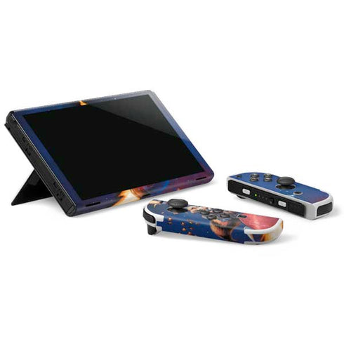 Marvel Rocket Raccoon Rocket Ride Nintendo Switch OLED (2021) Skin