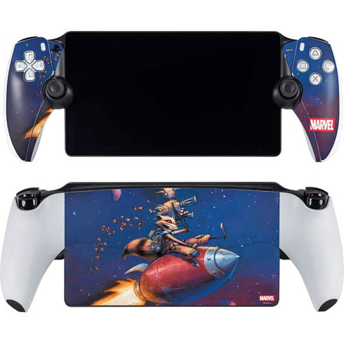 Marvel Rocket Raccoon Rocket Ride PlayStation Portal Remote Player Skin