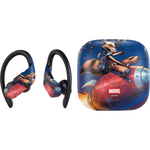Marvel Rocket Raccoon Rocket Ride PowerBeats Pro Skin