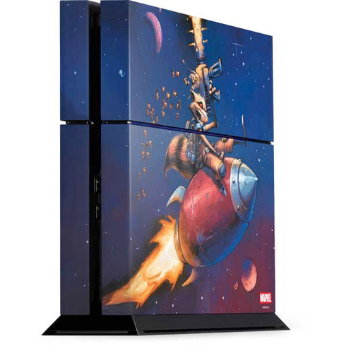 Marvel Rocket Raccoon Rocket Ride PS4 Console Skin