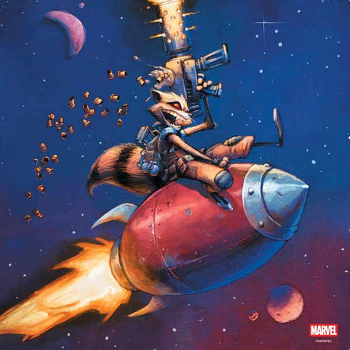 Marvel Rocket Raccoon Rocket Ride PS4 Console Skin