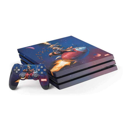 Marvel Rocket Raccoon Rocket Ride PS4 Pro Bundle Skin