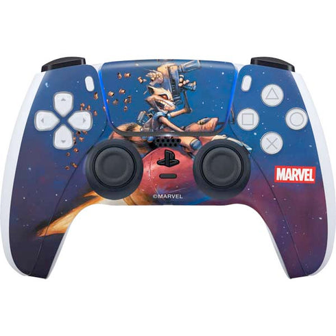 Marvel Rocket Raccoon Rocket Ride PS5 Controller Skin