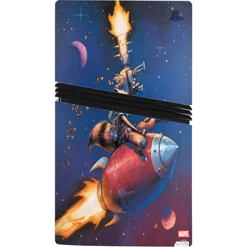 Marvel Rocket Raccoon Rocket Ride PS5 Pro Bundle Skin