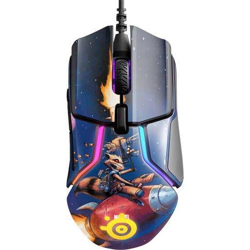 Marvel Rocket Raccoon Rocket Ride SteelSeries Rival 600 Gaming Mouse Skin
