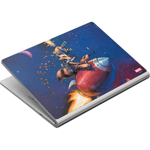 Marvel Rocket Raccoon Rocket Ride Surface Book Skin