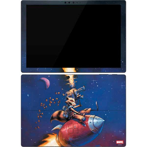 Marvel Rocket Raccoon Rocket Ride Surface Pro 7 Skin