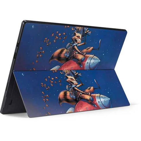 Marvel Rocket Raccoon Rocket Ride Surface Pro 7 Skin