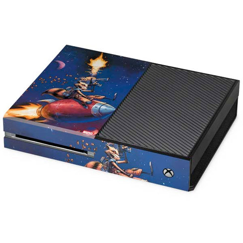 Marvel Rocket Raccoon Rocket Ride Xbox One Console Skin