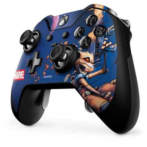 Marvel Rocket Raccoon Rocket Ride Xbox One Elite Controller Skin