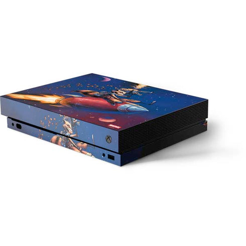Marvel Rocket Raccoon Rocket Ride Xbox One X Console Skin