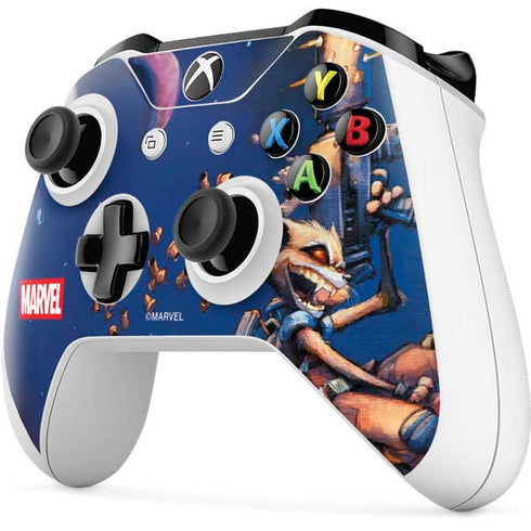 Marvel Rocket Raccoon Rocket Ride Xbox One X Controller Skin