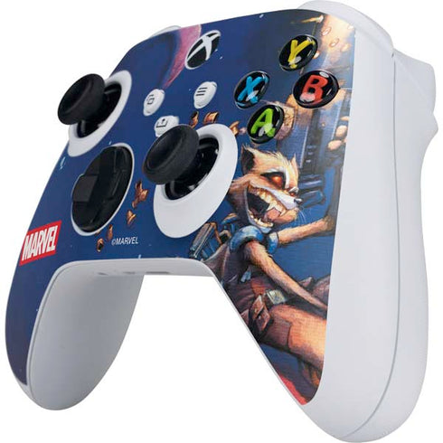 Marvel Rocket Raccoon Rocket Ride Xbox Series S Controller Skin