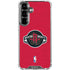 NBA Houston Rockets Distressed Galaxy S26 Clear Case