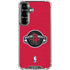 NBA Houston Rockets Distressed Galaxy S26 Plus Clear Case