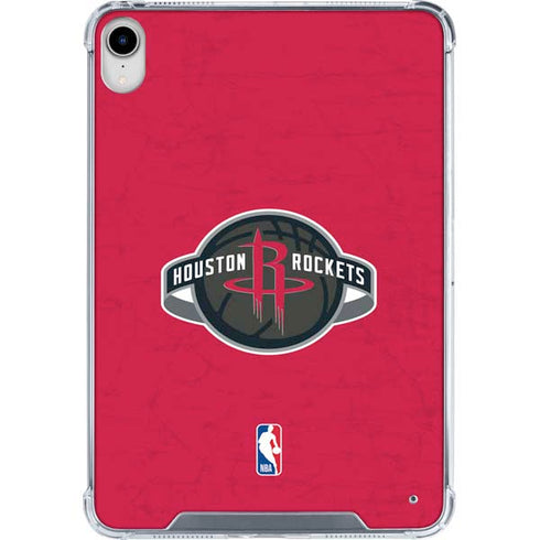 NBA Houston Rockets Distressed iPad 11th Gen (2025) Clear Case