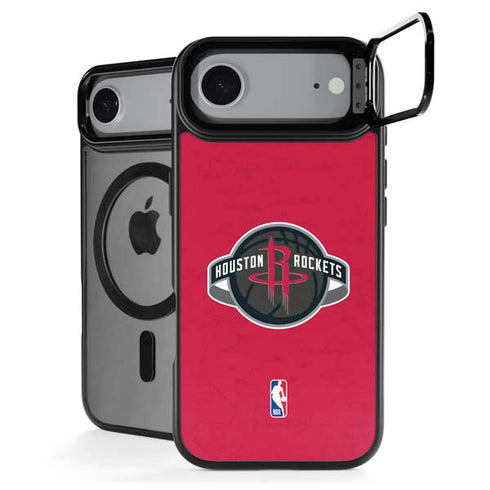 NBA Houston Rockets Distressed iPhone 17 Air Kickstand Case