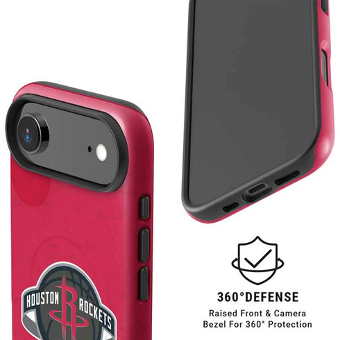 NBA Houston Rockets Distressed iPhone 17 Air Magsafe Impact Case
