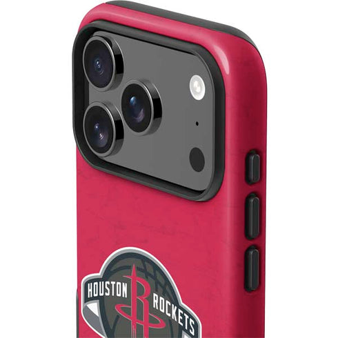 NBA Houston Rockets Distressed iPhone 17 Pro Impact Case
