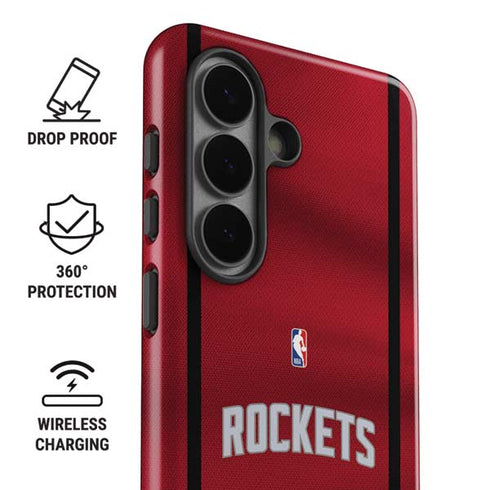 NBA Houston Rockets Jersey Galaxy S26 Plus Impact Case